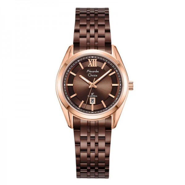 Alexandre Christie AC 8690 Rosegold Brown Lady LDBROBO